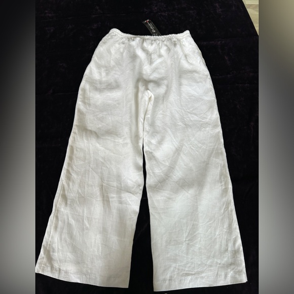LINEN PANTS I.C. Collection by Connie.    NEW WITH TAGS - Picture 3 of 8